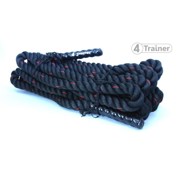 Battle Rope 4TRAINER | Noir | Corde Ondulatoire 15m