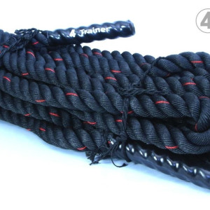 Battle Rope 4TRAINER | Noir | Corde Ondulatoire 15m
