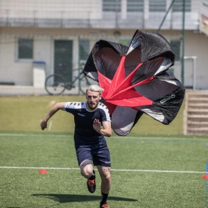 Parachute de Vitesse 4TRAINER XL | Entraînement Résistance Sprint