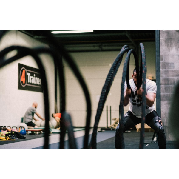 Battle Rope 4TRAINER | Noir | Corde Ondulatoire 15m