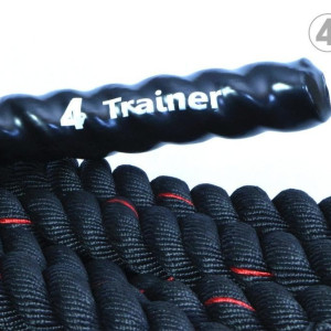 Battle Rope 4TRAINER | Noir | Corde Ondulatoire 15m