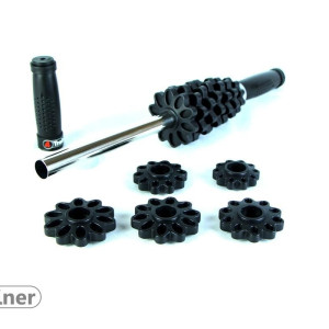 Stick de Massage 4TRAINER | Noir | Ajustable 43cm