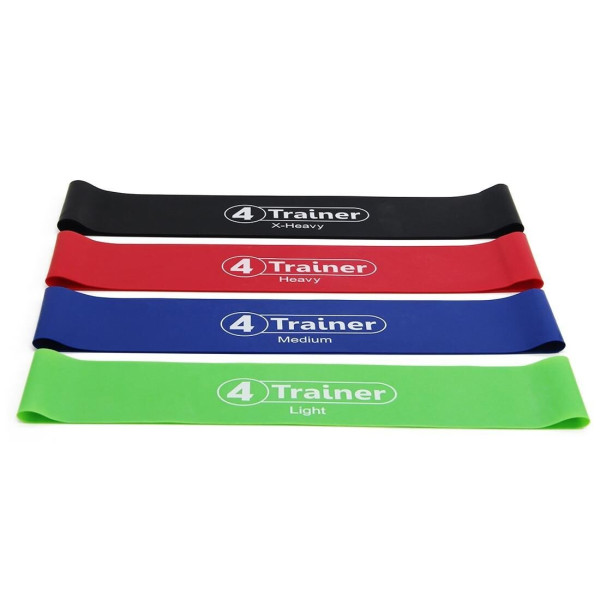 Bandes Élastiques 4TRAINER | Pack Flat Bands | 4 Résistances