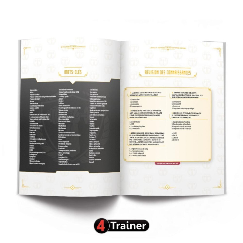 Livre Encyclopédie Préparation Physique 4TRAINER | Référence NSCA Formation Sport