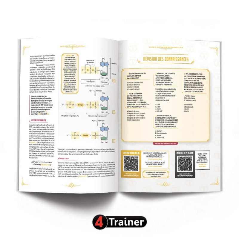 Livre Encyclopédie Préparation Physique 4TRAINER | Référence NSCA Formation Sport
