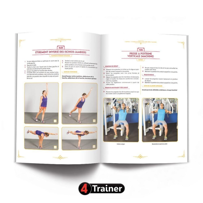 Livre Encyclopédie Préparation Physique 4TRAINER | Référence NSCA Formation Sport
