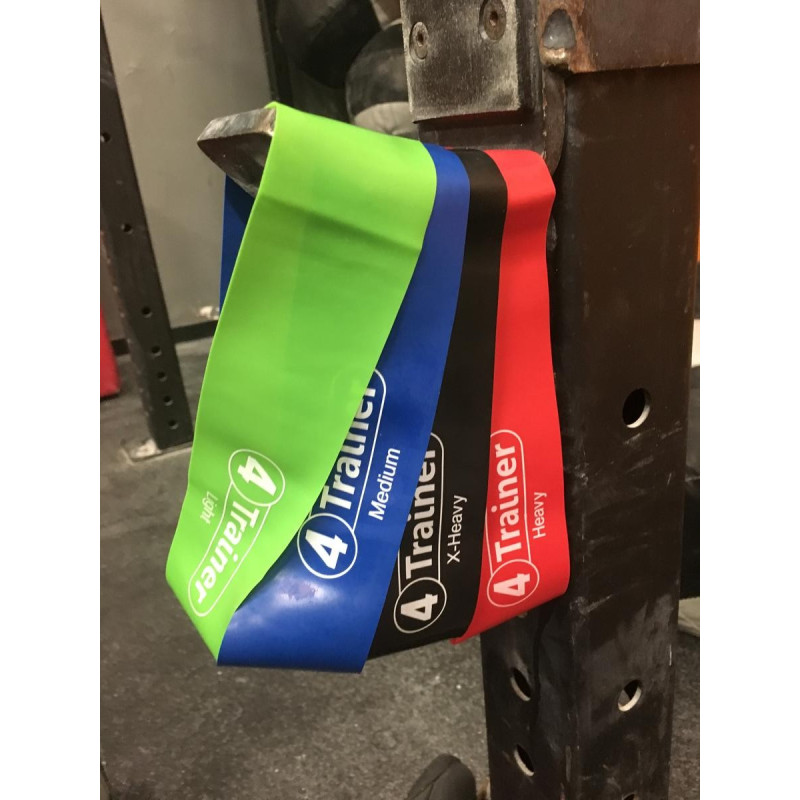 Bandes Élastiques 4TRAINER | Pack Flat Bands | 4 Résistances
