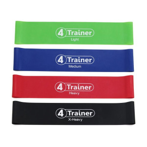 Bandes Élastiques 4TRAINER | Pack Flat Bands | 4 Résistances