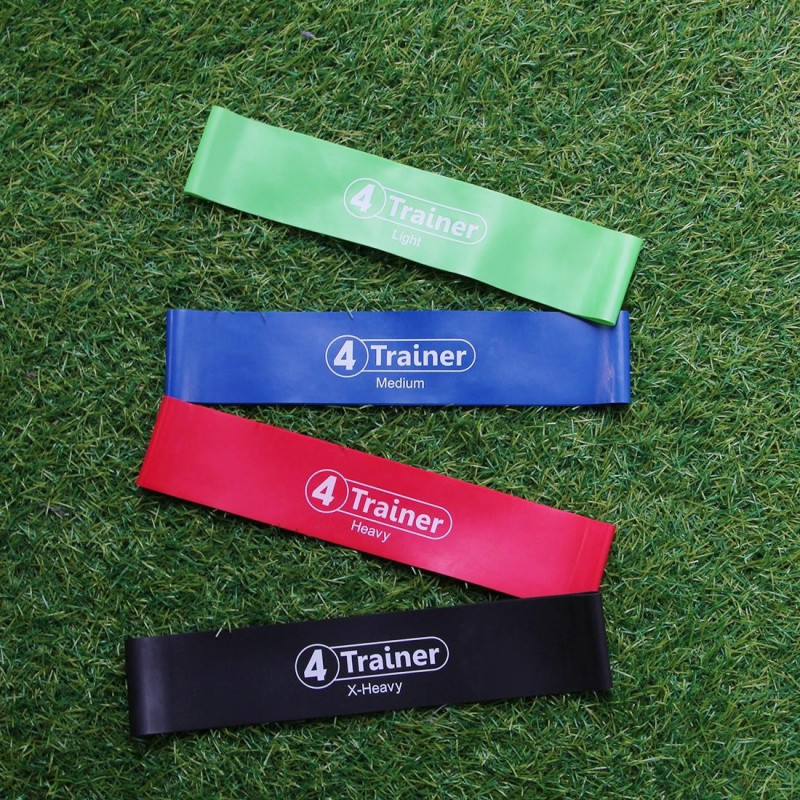 Bandes Élastiques 4TRAINER | Pack Flat Bands | 4 Résistances