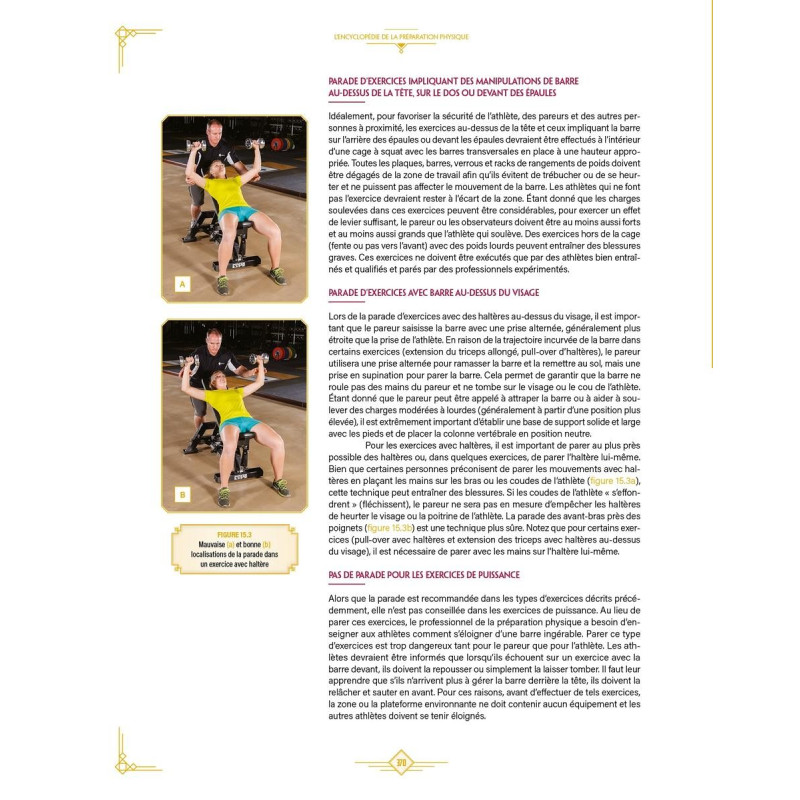 Livre Encyclopédie Préparation Physique 4TRAINER | Référence NSCA Formation Sport