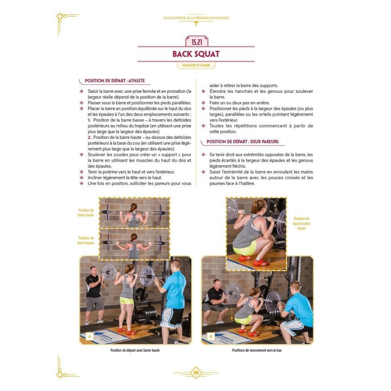 Livre Encyclopédie Préparation Physique 4TRAINER | Référence NSCA Formation Sport