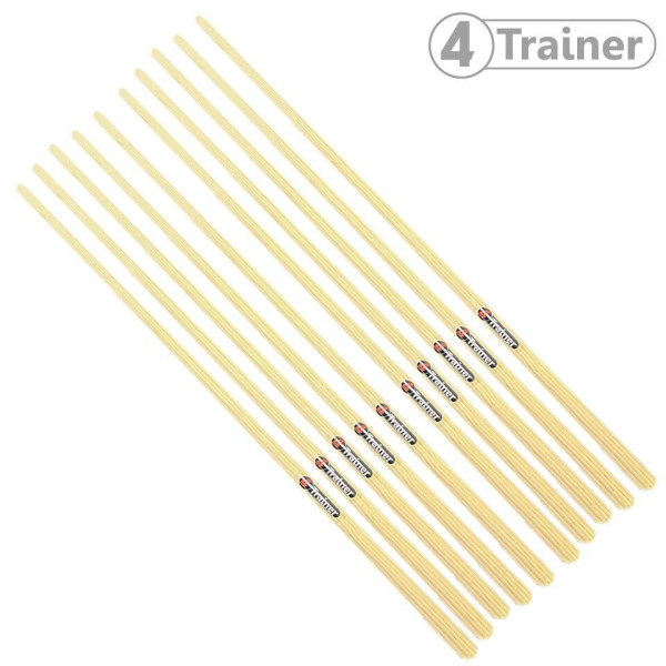 Barre Technique Haltérophilie 4TRAINER | Bois | Lot de 10 - 150cm