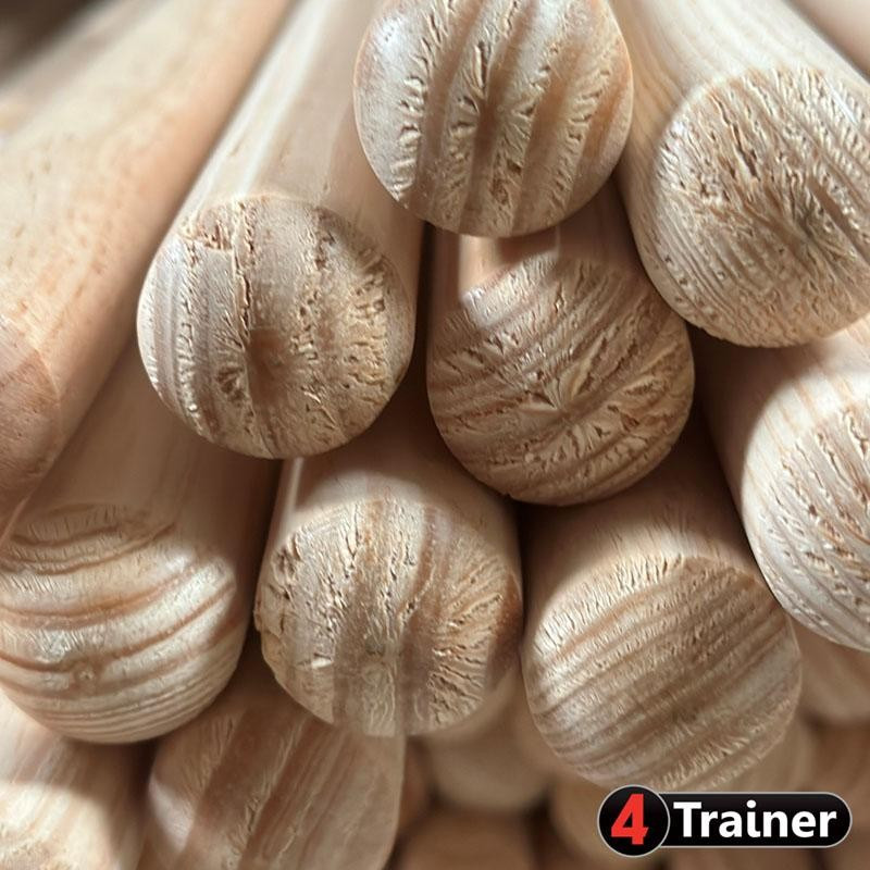 Barre Technique Haltérophilie 4TRAINER | Bois | Lot de 10 - 150cm