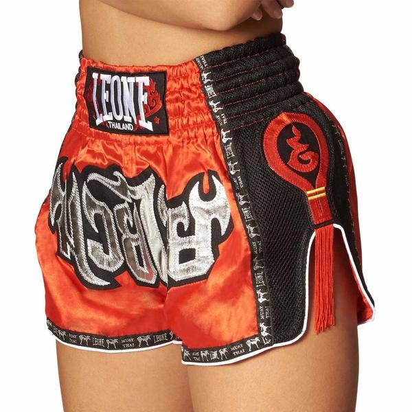 Short de Kickboxing Leone1947 | Rouge | AB754 Bangkok