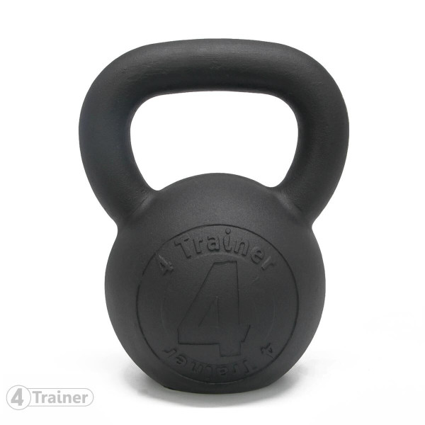 Kettlebell 4TRAINER | BL4CK IRON 20KG | Fonte