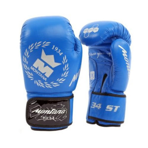 Gants de Boxe Montana | Bleu | 34ST NewCode blue