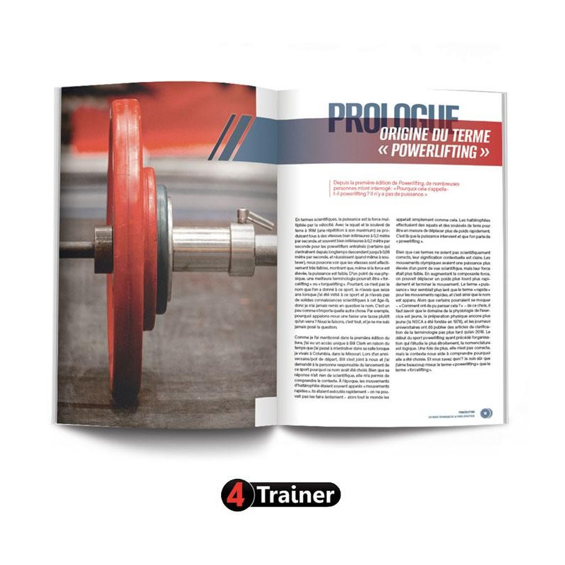 Livre Powerlifting 4TRAINER | Les Bases Techniques Force Athlétique Dan Austin Bryan Mann