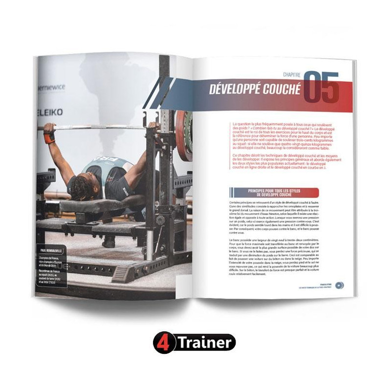 Livre Powerlifting 4TRAINER | Les Bases Techniques Force Athlétique Dan Austin Bryan Mann
