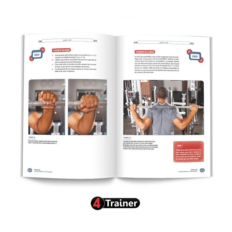 Livre Powerlifting 4TRAINER | Les Bases Techniques Force Athlétique Dan Austin Bryan Mann