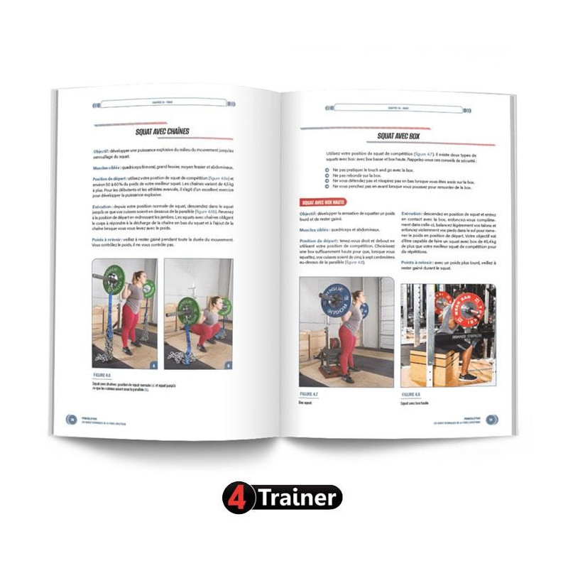 Livre Powerlifting 4TRAINER | Les Bases Techniques Force Athlétique Dan Austin Bryan Mann