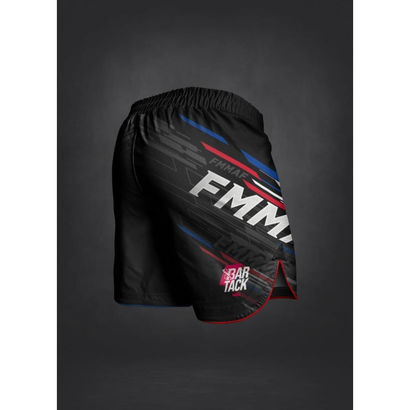 Shorts de MMA - Bar Tack x FMMAF - Noir - Drift