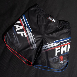 Shorts de MMA - Bar Tack x FMMAF - Noir - Drift