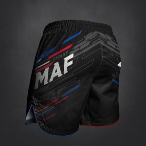 Shorts de MMA - Bar Tack x FMMAF - Noir - Drift
