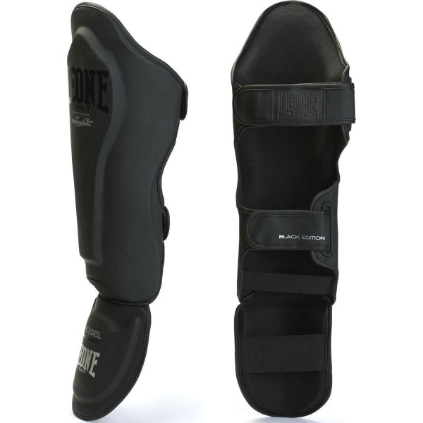 Protège-tibias Leone | Noir | Black Edition