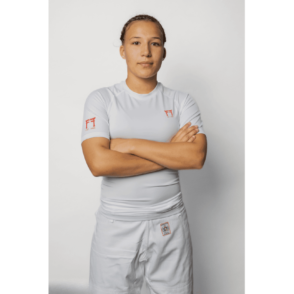 Rashguard Fighting Films | Blanc | Manches Courtes