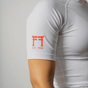 Rashguard Fighting Films | Blanc | Manches Courtes