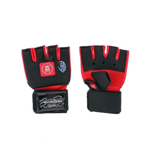 Sous-gants Montana Gel Protect | Noir et Rouge | Montana Gel Shock