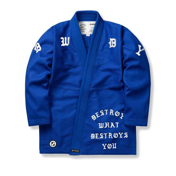 Kimono JJB Vital Bleu - DESTROY WHAT DESTROYS YOU