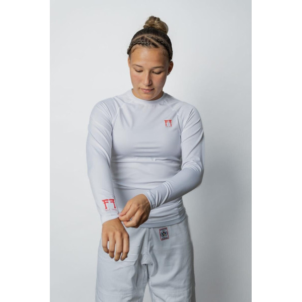 Rashguard Fighting Films | Blanc | Manches Longues
