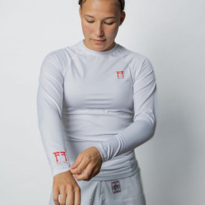 Rashguard Fighting Films | Blanc | Manches Longues
