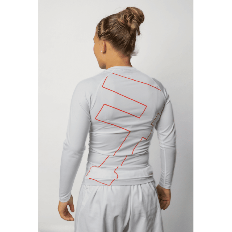Rashguard Fighting Films | Blanc | Manches Longues