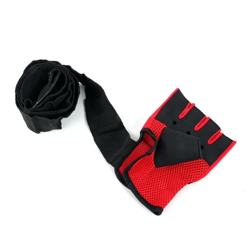Sous-gants Montana Gel Protect | Noir et Rouge | Montana Gel Shock