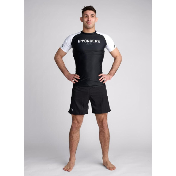 Rashguard approuvées par l'IBJJF - Rashguard Ippon Gear Blanc - Compétition