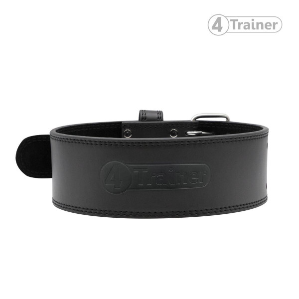 Ceinture Force Haltérophilie 4TRAINER | Noir | Cuir