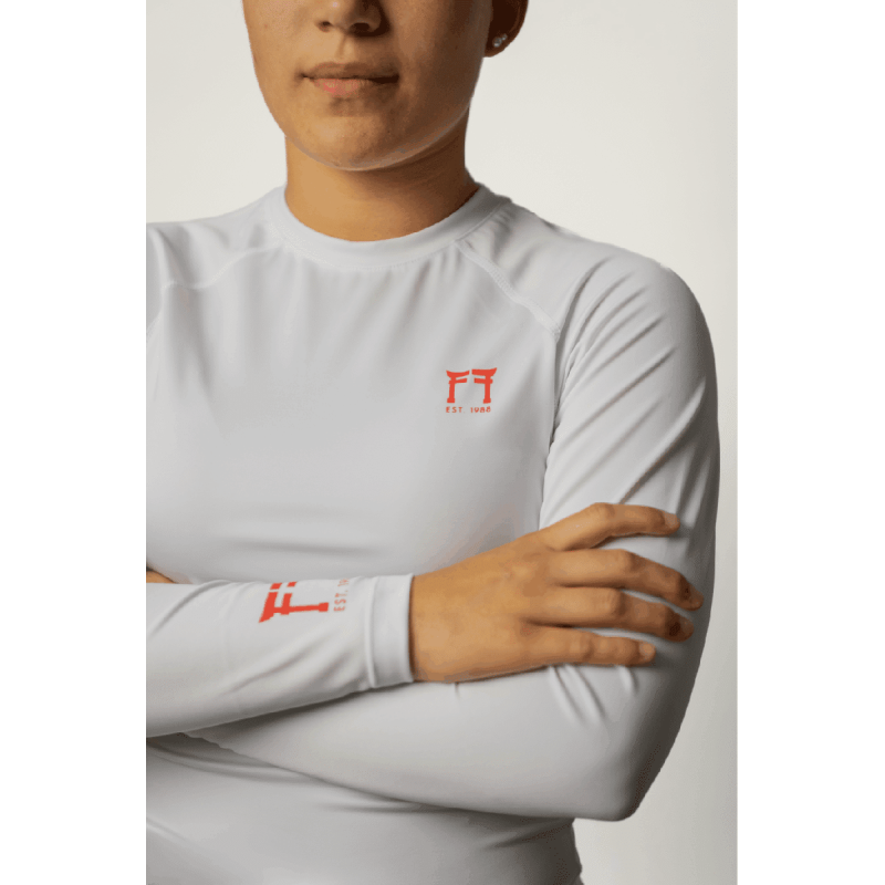 Rashguard Fighting Films | Blanc | Manches Longues