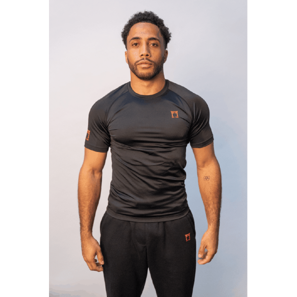 Rashguard Fighting Films | Noir | Manches Courtes