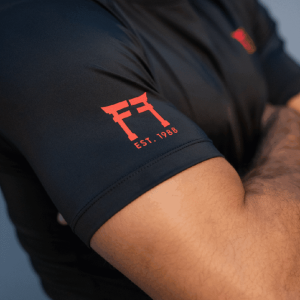 Rashguard Fighting Films | Noir | Manches Courtes