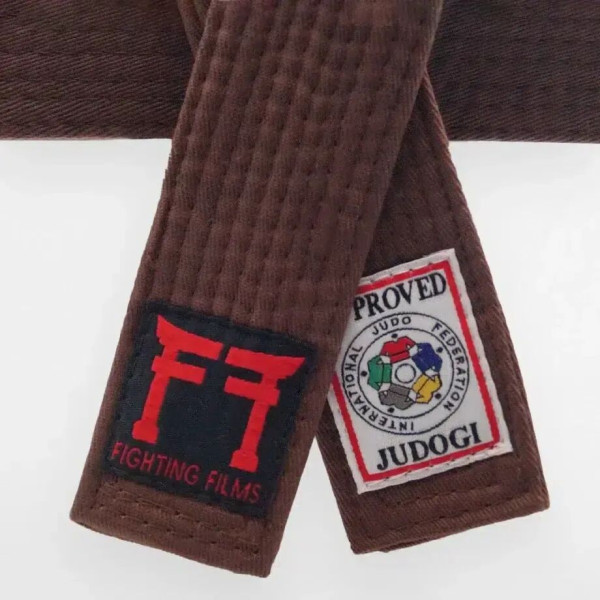 Ceinture Marron de Judo - Approuvée IJF - Fighting Films