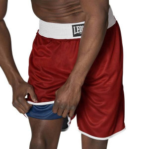 Short de boxe Leone1947 | Bleu/Rouge | DOUBLE FACE