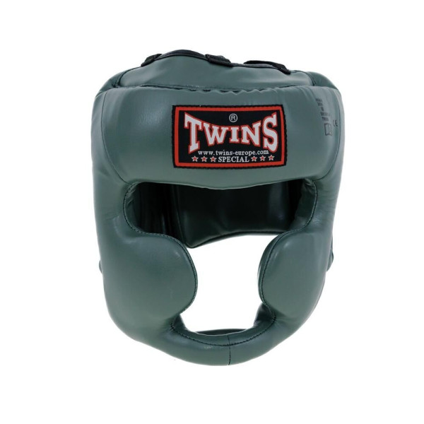 Casque de Boxe - Twins Special - Olive - Gamme Protection Renforcée