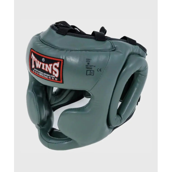 Casque de Boxe - Twins Special - Olive - Gamme Protection Renforcée