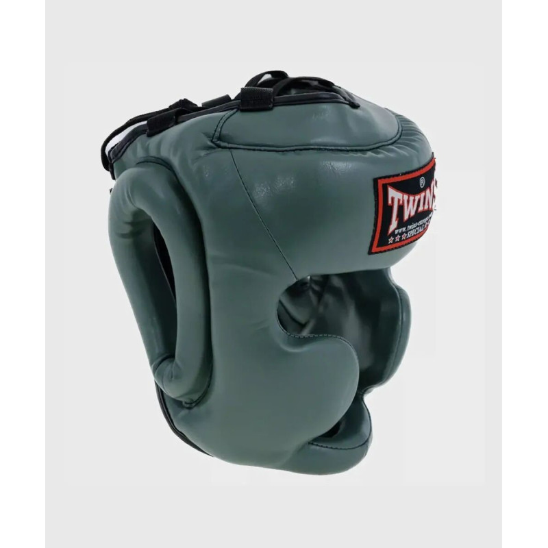 Casque de Boxe - Twins Special - Olive - Gamme Protection Renforcée