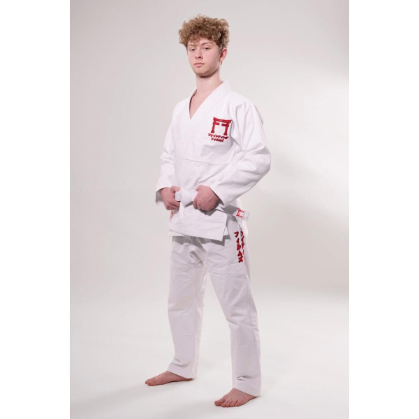 Kimono jjb - Kimono Fighting Films - Blanc - YOKAI - IBJJF