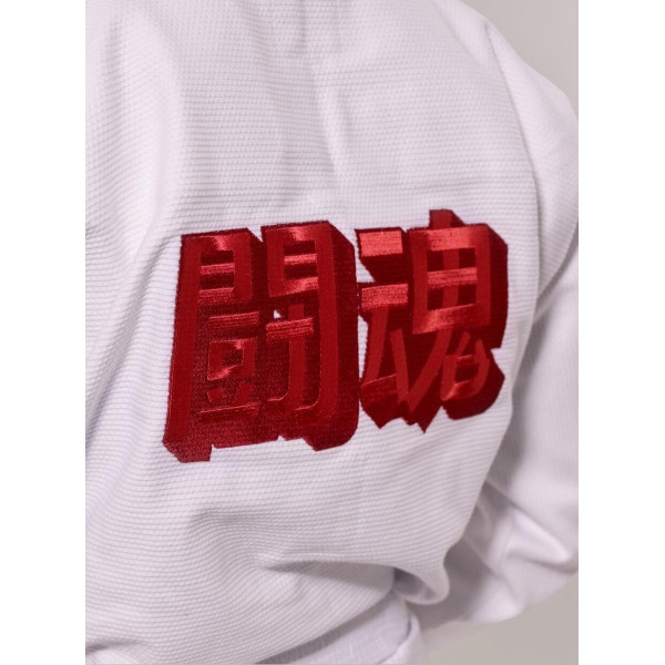 Kimono jjb - Kimono Fighting Films - Blanc - YOKAI - IBJJF