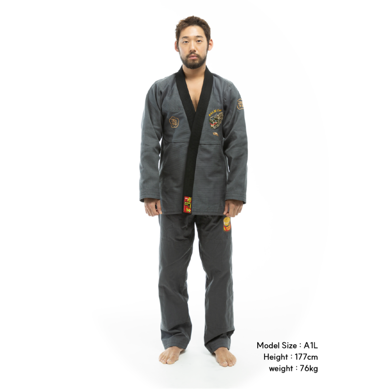 Kimono JJB - Sunday Grocery Store - Gris Graphite - Balm Collection Dragon