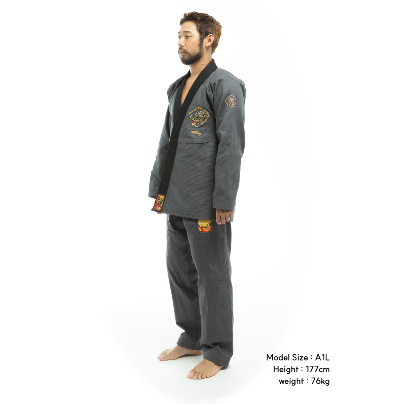 Kimono JJB - Sunday Grocery Store - Gris Graphite - Balm Collection Dragon